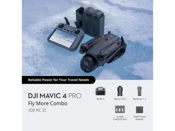 Mavic 4 Pro Drone, Fly More Combo with DJI RC 2 — Drone, DJI