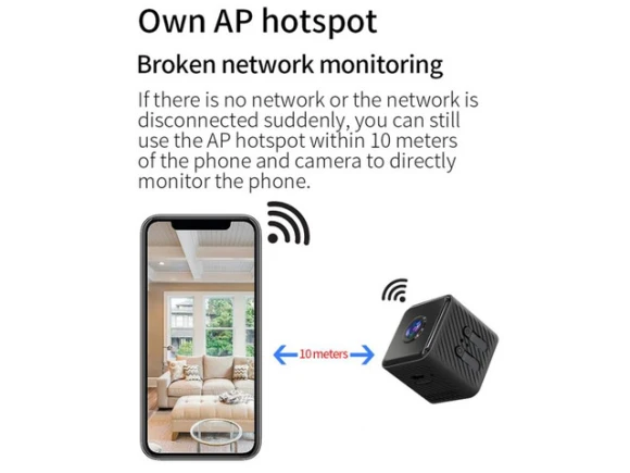 Mini WiFi Camera — Security Camera, HAWEEL