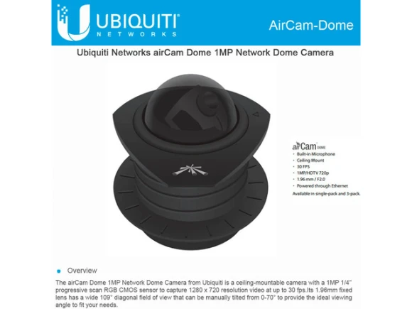 PoE IP Camera — Security Camera, Ubiquiti Networks