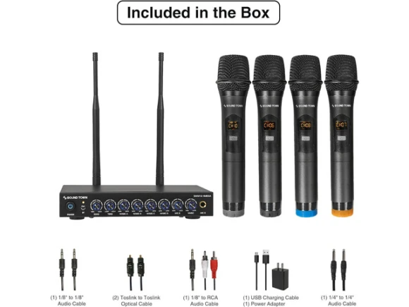 Wireless Microphone Karaoke Mixer System — Karaoke Machine, Sound Town