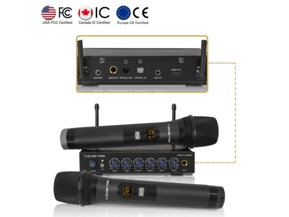 Wireless Microphone Karaoke Mixer System — Karaoke Machine, Sound Town
