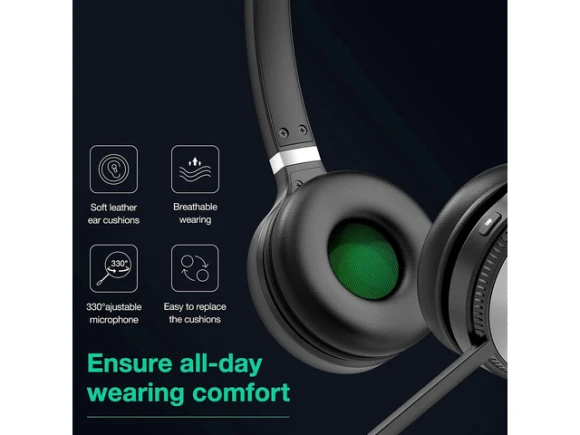 Wireless Mono UC Headset — Wireless Earbuds, Yealink