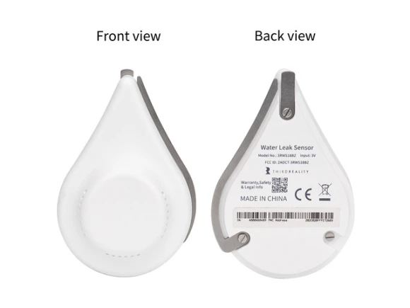 Zigbee Water Leak Sensor with Dripping Detection — Water Shut Off Valve, Third Reality