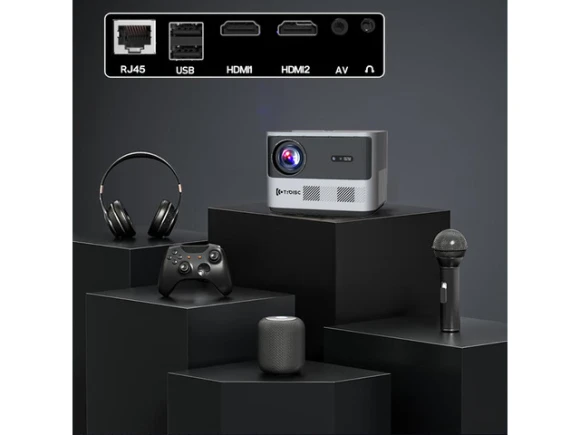 1080P Full HD Video Projector — Smart Projector, TROISC