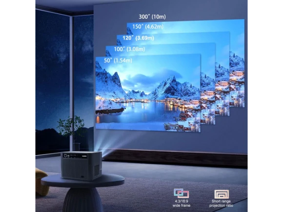 1080P Full HD Video Projector — Smart Projector, TROISC