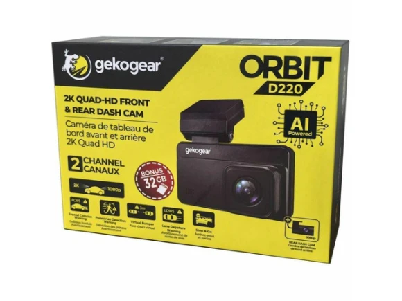 2K Quad HD front-and-rear dash cam — Dash Cam