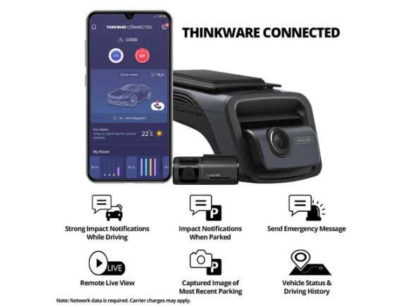 4K Front and Rear Dash Cam — Dash Cam, THINKWARE