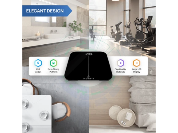 Bluetooth Bath Scale — Smart Scale, INEVIFIT