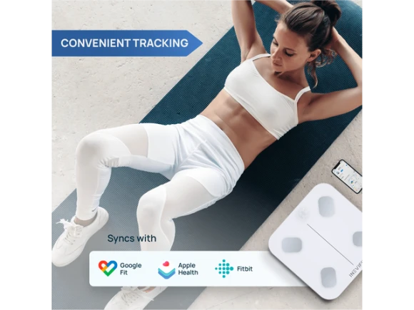 Body Composition Scale, White — Smart Scale, INEVIFIT