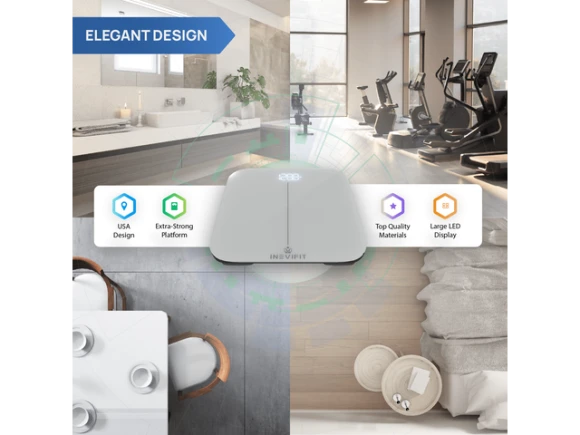 Digital Bath Scale — Smart Scale, INEVIFIT