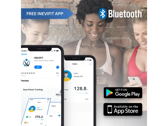 Digital Bath Scale — Smart Scale, INEVIFIT