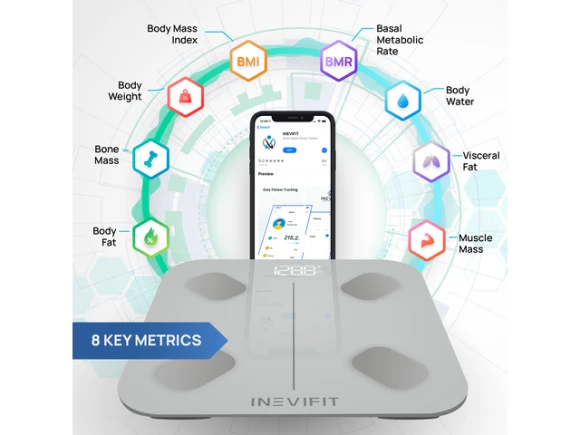 Smart Body Composition Scale — Smart Scale, INEVIFIT