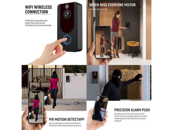 Wireless Video Doorbell Camera — Video Doorbell, TROPRO