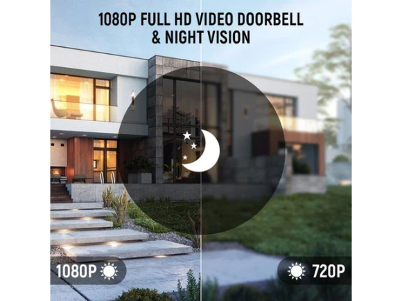 Wireless Video Doorbell Camera — Video Doorbell, TROPRO