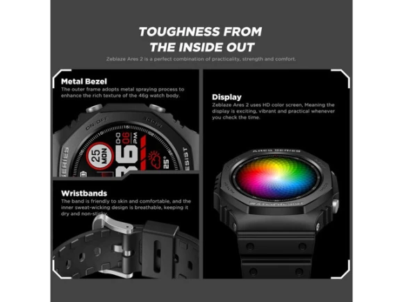 Ares 2 Smart Watch — Smart Watch, Zeblaze