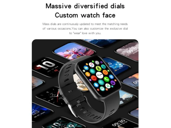 Black Smart Watch D06 — Smart Watch, ZOSKVEE