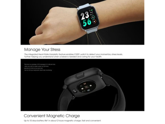 CS201 Sport Smartwatch — Smart Watch, ZOSKVEE