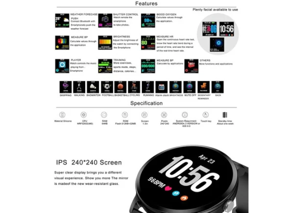 Smartwatch — Smart Watch, ZOSKVEE