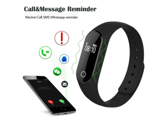 Bluetooth Smart Bracelet — Fitness Tracker, ZOSKVEE