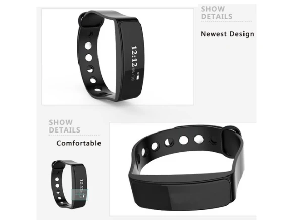 Bluetooth Smart Bracelet — Fitness Tracker, ZOSKVEE
