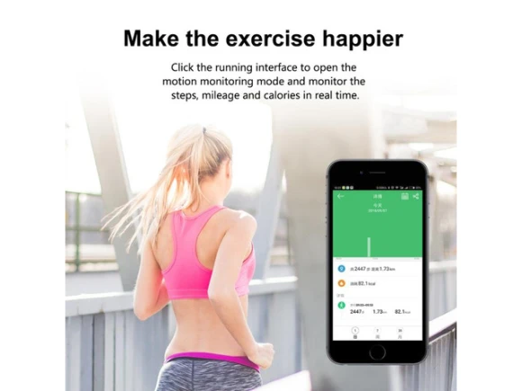 Smart Bracelet QS80 Plus — Fitness Tracker, ZOSKVEE