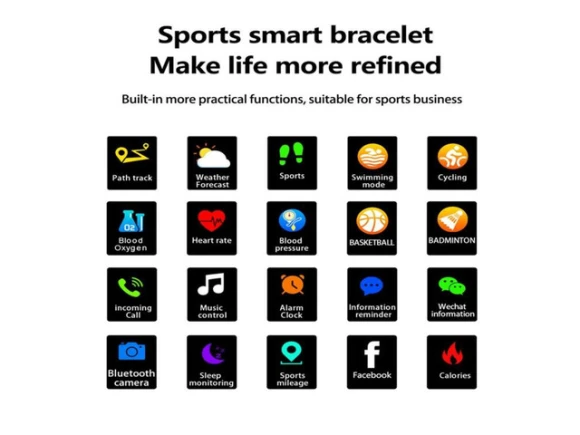 Smart Bracelet — Fitness Tracker, ZOSKVEE