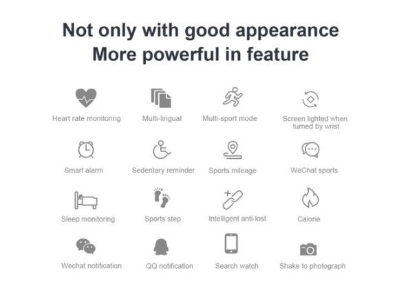 Smart Bracelet — Fitness Tracker, ZOSKVEE
