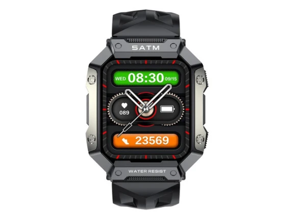 Smart Sports Watch, 1.91-inch, Black — Smart Watch, ZOSKVEE