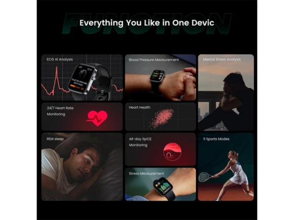 Smart watch, 1.65-inch display — Smart Watch, ZOSKVEE