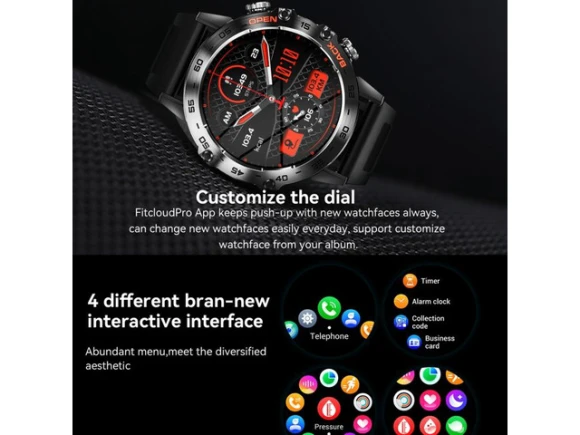 Smart Watch K52, Orange — Smart Watch, ZOSKVEE