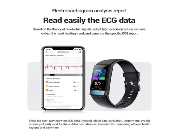 Black Smart Watch TK31 — Smart Watch, ZOSKVEE