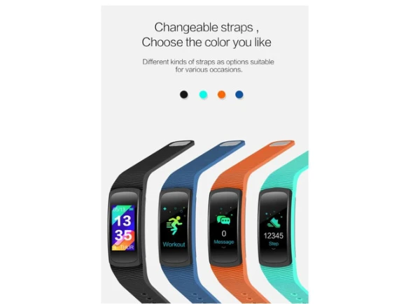 Bluetooth Smart Bracelet Fitness Tracker — Fitness Tracker, ZOSKVEE