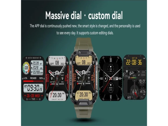 Green Smart Watch — Smart Watch, ZOSKVEE