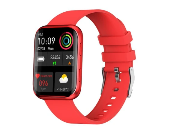 Red Smart Watch — Smart Watch, ZOSKVEE