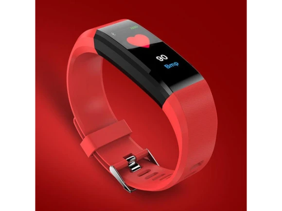Smart bracelet 115Plus Red — Fitness Tracker, ZOSKVEE