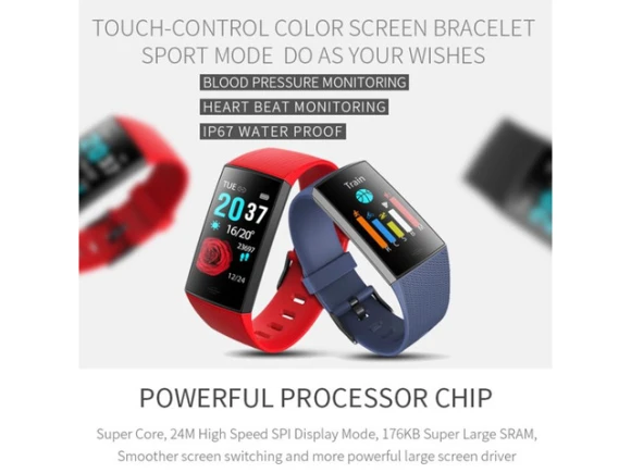 Smart Bracelet — Fitness Tracker, ZOSKVEE