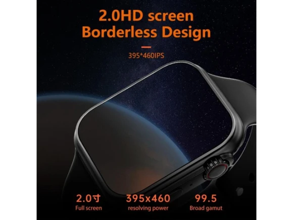 Smart Watch, 2.0-inch Display — Smart Watch, ZOSKVEE