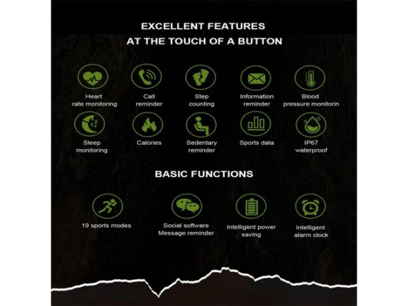 Smart Watch Green — Smart Watch, ZOSKVEE