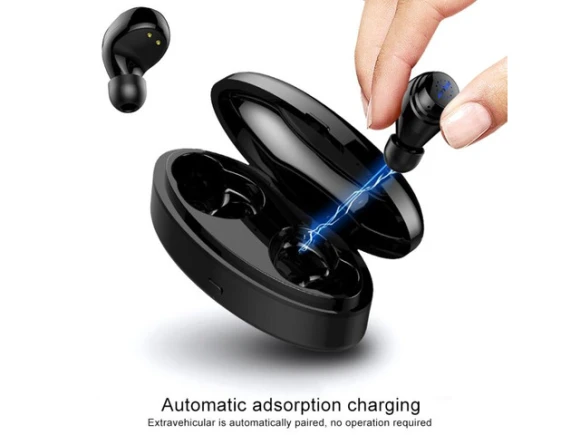 Bluetooth Earphone H19, Black — Wireless Earbuds