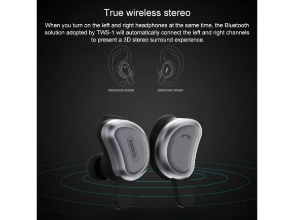 Gold Wireless Earphone TWS-1 — Wireless Earbuds