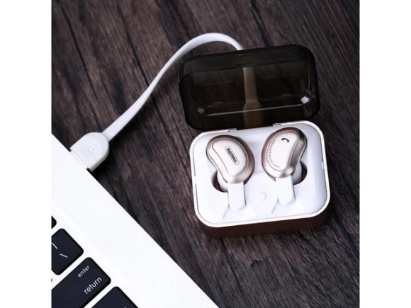 Gold Wireless Earphone TWS-1 — Wireless Earbuds