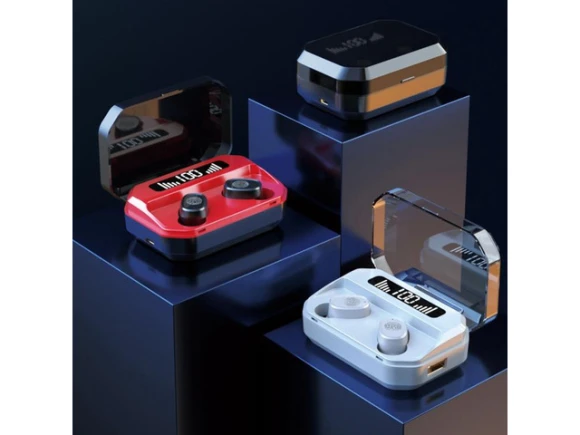 True Wireless Bluetooth Earphones, Red — Wireless Earbuds, UMIDIGI