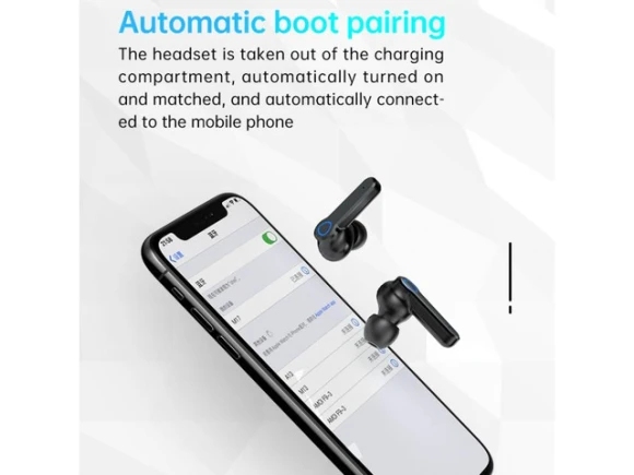 Wireless Bluetooth Earphones, Black — Wireless Earbuds, UMIDIGI