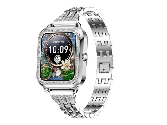 Bluetooth Calling Smartwatch, Silver Steel — Smart Watch, ZOSKVEE