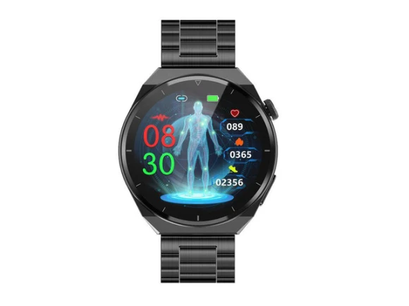Brown Leather Smart Watch — Smart Watch, ZOSKVEE