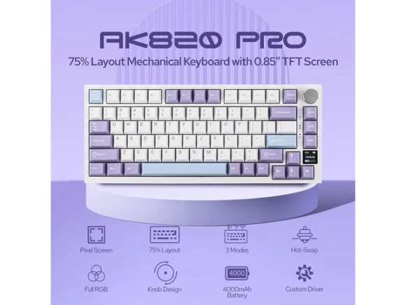 75% Mechanical Keyboard — Bluetooth Keyboard, GCROWN
