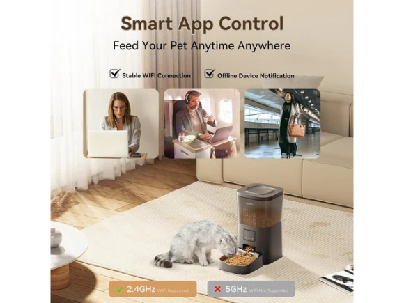 Automatic Cat Feeder and Food Dispenser — Automatic Pet Feeder, GCROWN