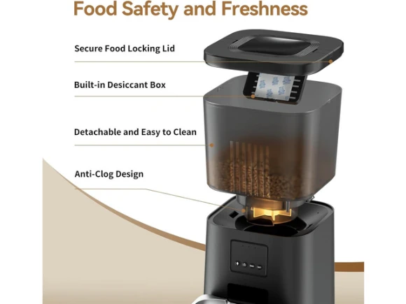 Automatic Cat Feeder and Food Dispenser — Automatic Pet Feeder, GCROWN