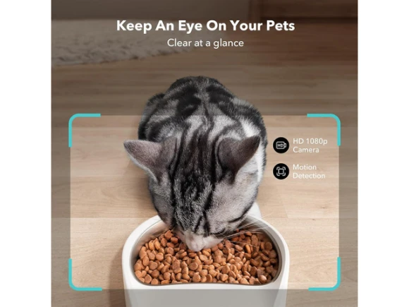 Automatic Cat Feeder with Camera — Automatic Pet Feeder, GCROWN