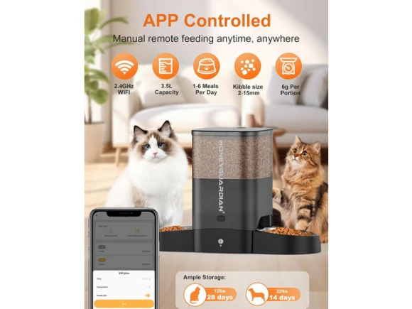 Automatic Cat Feeder — Automatic Pet Feeder, GCROWN